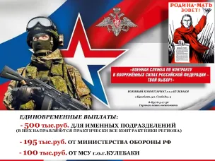 Служба по контракту - дело для настоящих мужчин!